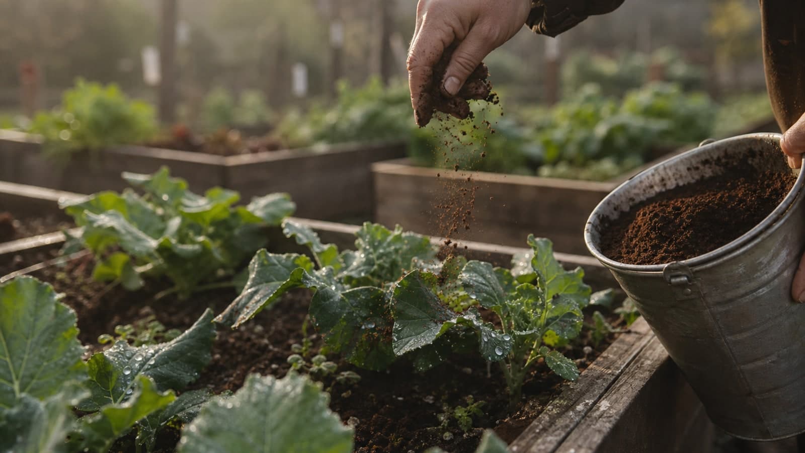 What to Do with Used Coffee Grounds on the Homestead