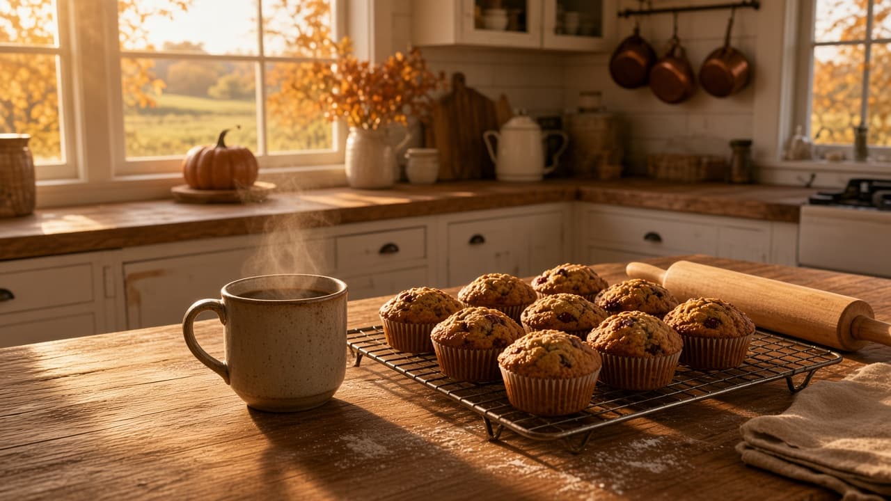 Fall Baking Days and the Kitchen Coffee Rhythm