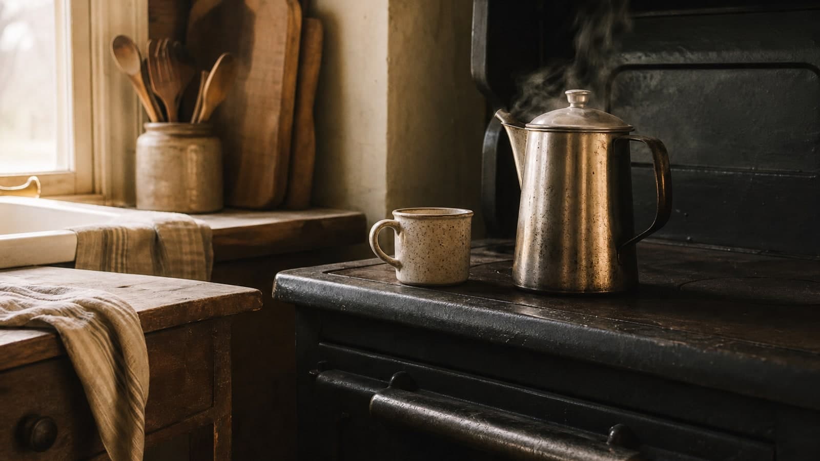 Percolator Coffee for the Farm Kitchen