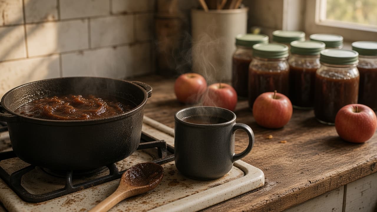 Apple Butter Day: Coffee for a Long Kitchen Shift