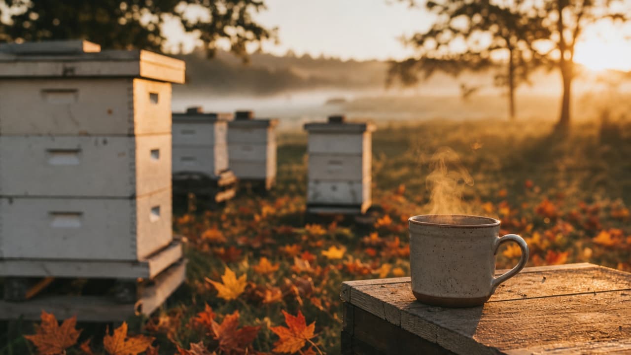 Beehive Winter Prep and the Coffee That Keeps You Calm