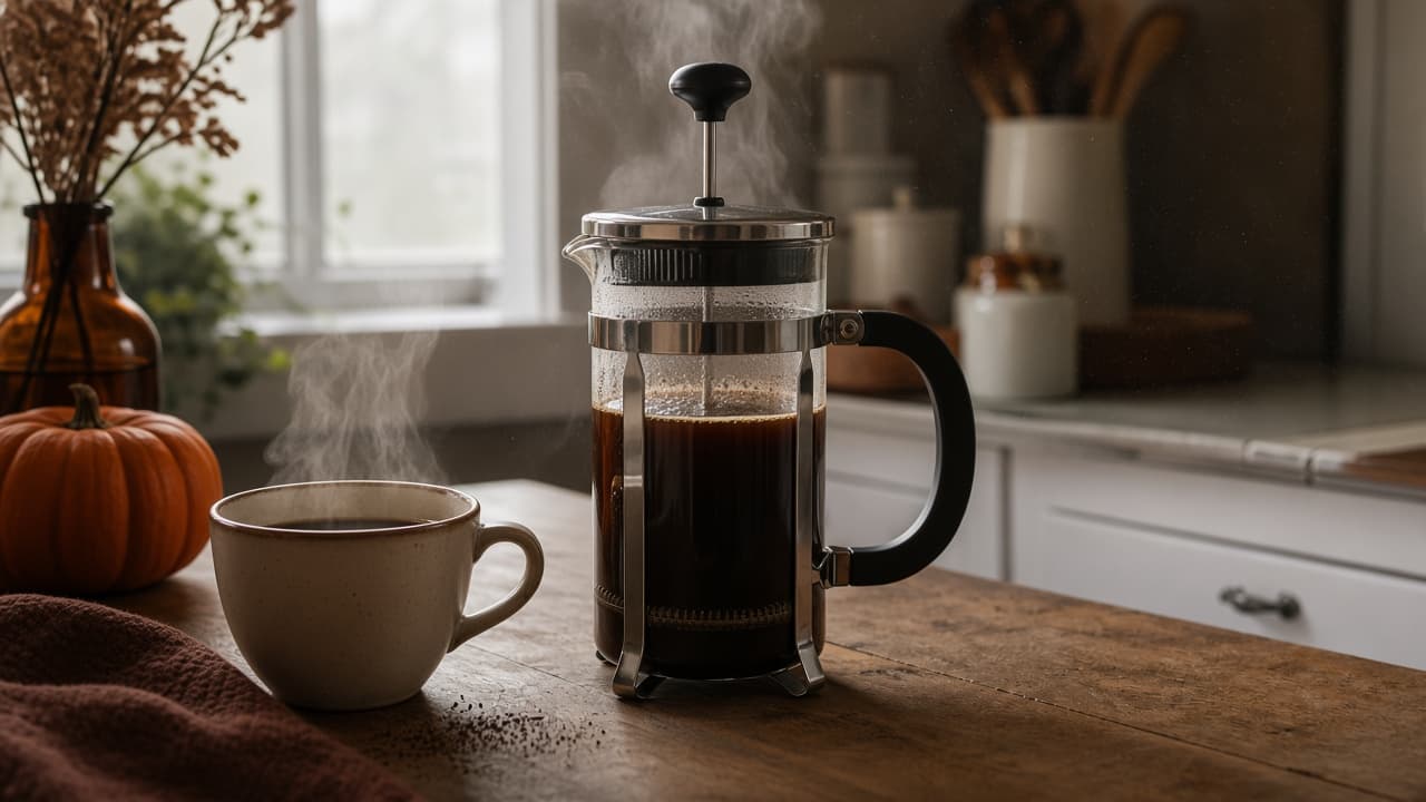 French Press Strength for Cool October Weather