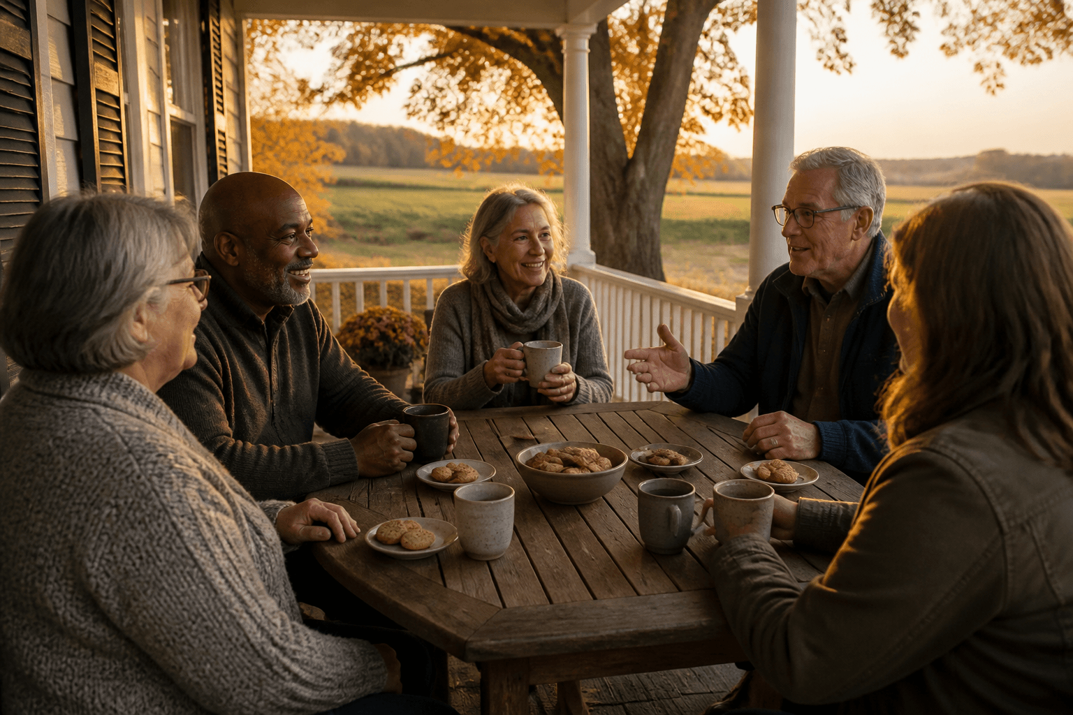 Invite the Neighbors: A Homestead Coffee Potluck for Early Fall