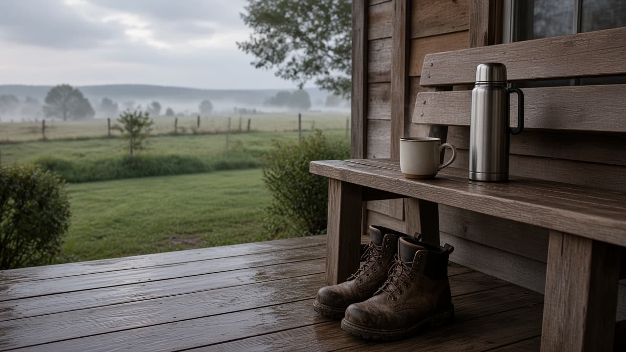 Muddy Boot Mornings and the Doorway Cup